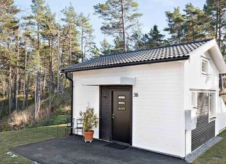 Sveriges minsta boende? Ja. Men kolla in hur det ser ut inuti!